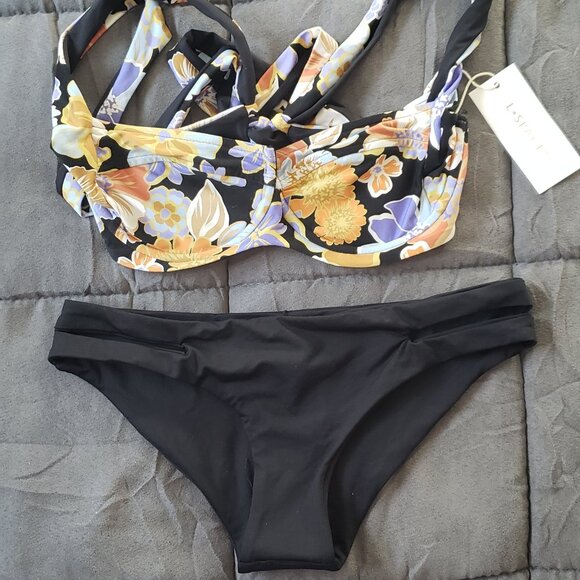 NWT l*space Bikini Set: Camellia Top & Estella Bottom Size Small - Picture 1 of 12